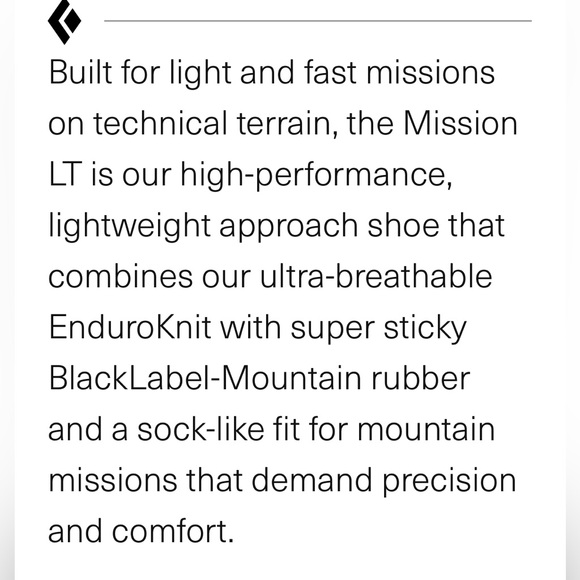 Black Diamond Women's Mission LT Approach Trail Running Anthracite/Wisteria 7.5 - Picture 14 of 16